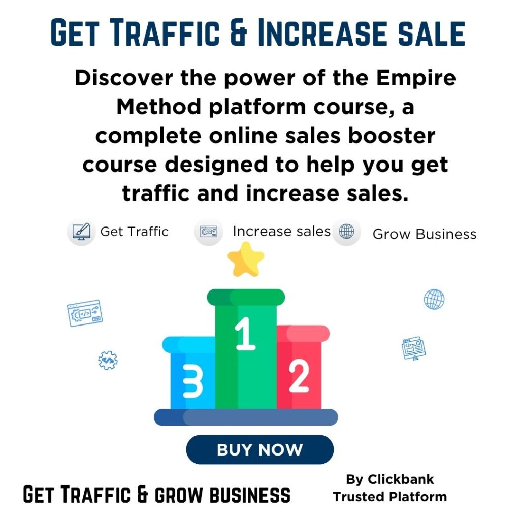 Empire Method course Get traffic fast Increase sales online Make money online 2025 Affiliate marketing training Online business course Traffic secrets 2025 Digital income strategies Passive income methods Empire Method blueprint Sales funnel course Lead generation system Traffic for affiliate marketing Digital marketing system Work from home course Online traffic solutions Empire Method affiliate ClickBank marketing course Empire Method review Online income generator Internet traffic course Sales automation training Funnel builder course Beginners guide to traffic Monetize website traffic Affiliate program secrets Online sales system Targeted audience training Grow traffic fast ClickBank strategy course Increase affiliate income Website traffic course Traffic optimization tips Converting cold traffic Learn affiliate funnels Empire Method digital course Fast traffic generation Affiliate sales booster How to drive traffic Empire traffic system SEO traffic method ClickBank coaching Empire ClickBank strategy Best affiliate method Paid traffic for beginners Organic traffic tips Online funnel blueprint Convert leads to sales Empire Method launch Sales growth training